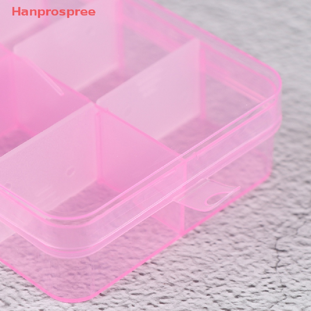 Hộp Nhựa 10 Ngăn Đựng Trang Sức Có Thể Điều Chỉnh Tiện Lợi
