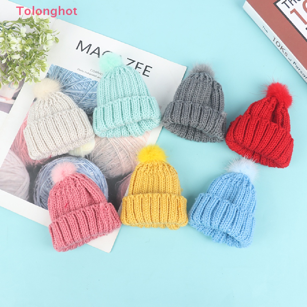 Nón Beanie Dệt Kim Thời Trang Cho Nhà Búp Bê Tỉ Lệ 1 / 6