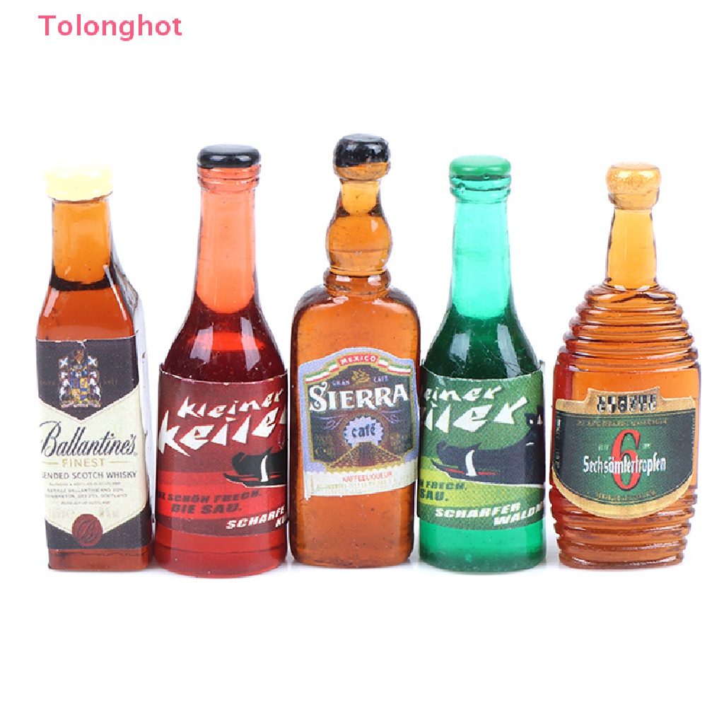 Set 10 Ly Rượu Mini Tỉ Lệ 1: 12 Trang Trí Nhà Búp Bê