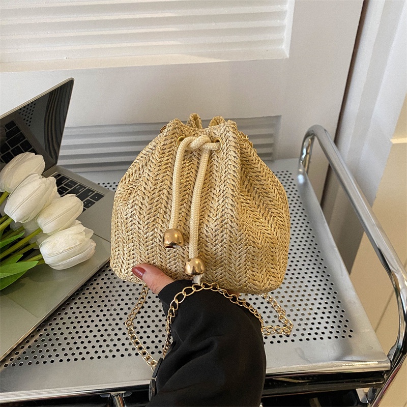 Túi Đeo Vai Dây Rút Cỡ Nhỏ Thời Trang Mùa Xuân 2023 Cho Nữ