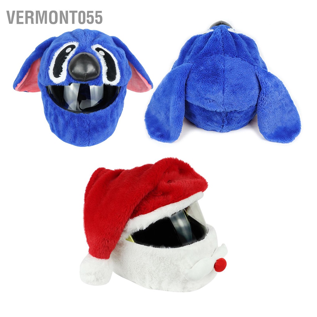 Vermont055 Mũ Bảo Hiểm Xe Máy Bao Phong Cách Hoạt Hình Chống Gió Mềm PP Thun Cotton Dễ Thương Dành Cho Đi Ngoài Trời