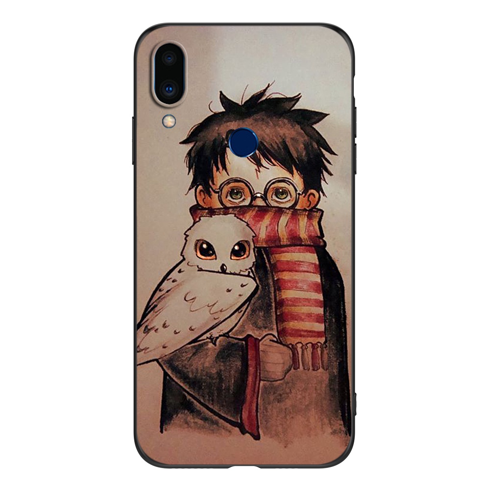 Ốp Điện Thoại Tpu Dẻo Màu Đen In Hình Vịt / Chó / Gấu Đáng Yêu Cho Meizu NOTE 9 2019