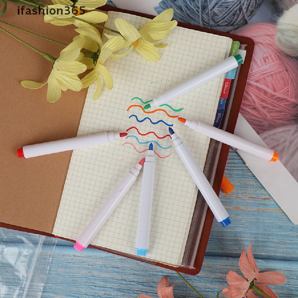 Set 12 Bút Lông Đánh Dấu Bảng Đen Dạng Lỏng Thời Trang