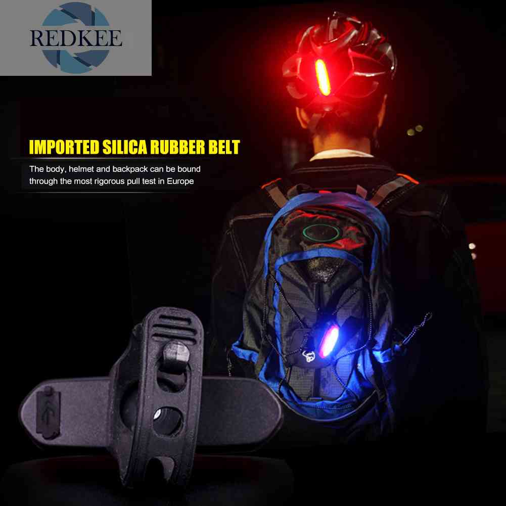 Đèn LED Cảnh Báo Gắn Đuôi Xe Đạp 2021 Chống Nước Có Cổng Sạc Usb