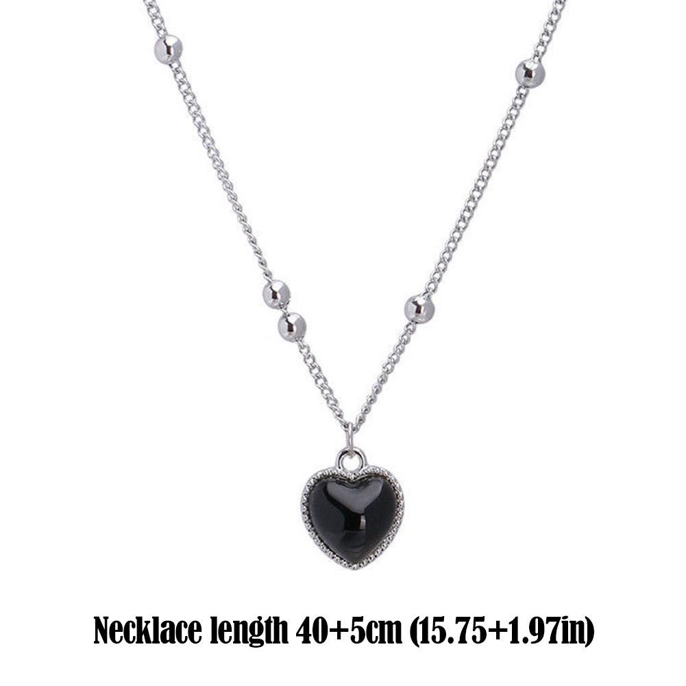 Vòng cổ Mặt Hình Trái Tim Thay Đổi Màu Sắc Cho Cặp Đôi M0U6