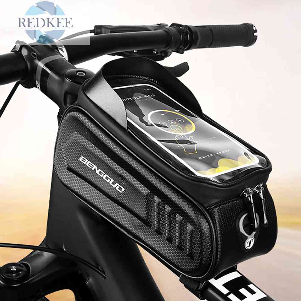 Túi Đựng Điện Thoại Chống Thấm Nước Có Thể Chạm Màn Hình Cảm Ứng Gắn Khung Trướ