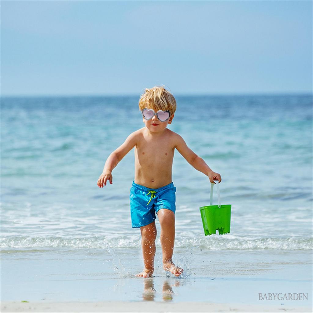 Kính Mát Gọng Trái Tim Đính Kim Sa Nhẹ Nhàng Cho Bé Gái