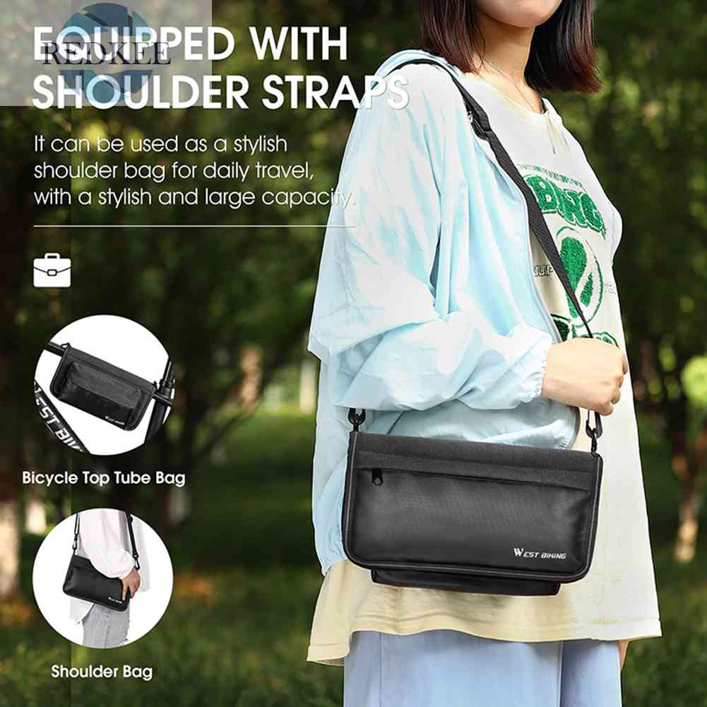 Túi Đựng Đồ Gắn Khung Trước Xe Đạp Chống Trượt Tiện Dụng