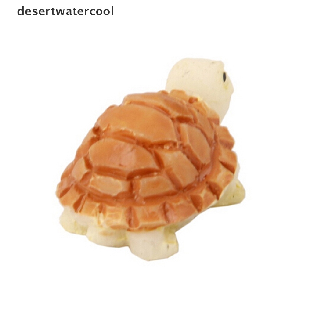 Set 2 Mô Hình Rùa Mini Trang Trí Sân Vườn