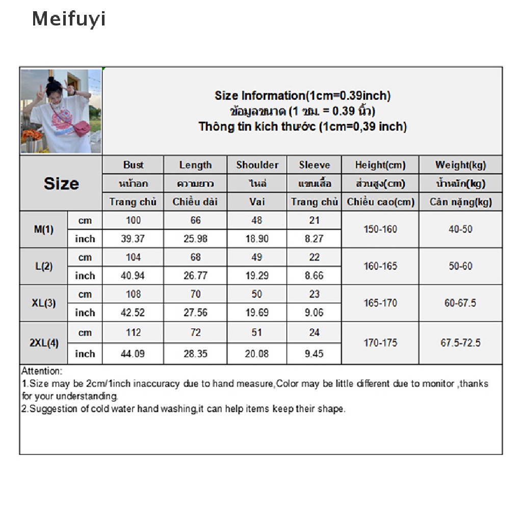 Áo Thun Ngắn Tay Cổ Tròn Dáng Rộng In Hình Gấu Hoạt Hình Thời Trang Mùa Hè Giản Dị Dành Cho Nữ