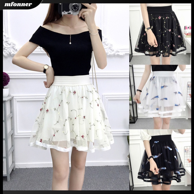 Chân Váy Chữ A Lưng Cao Thời Trang Mùa Hè Cho Nữ