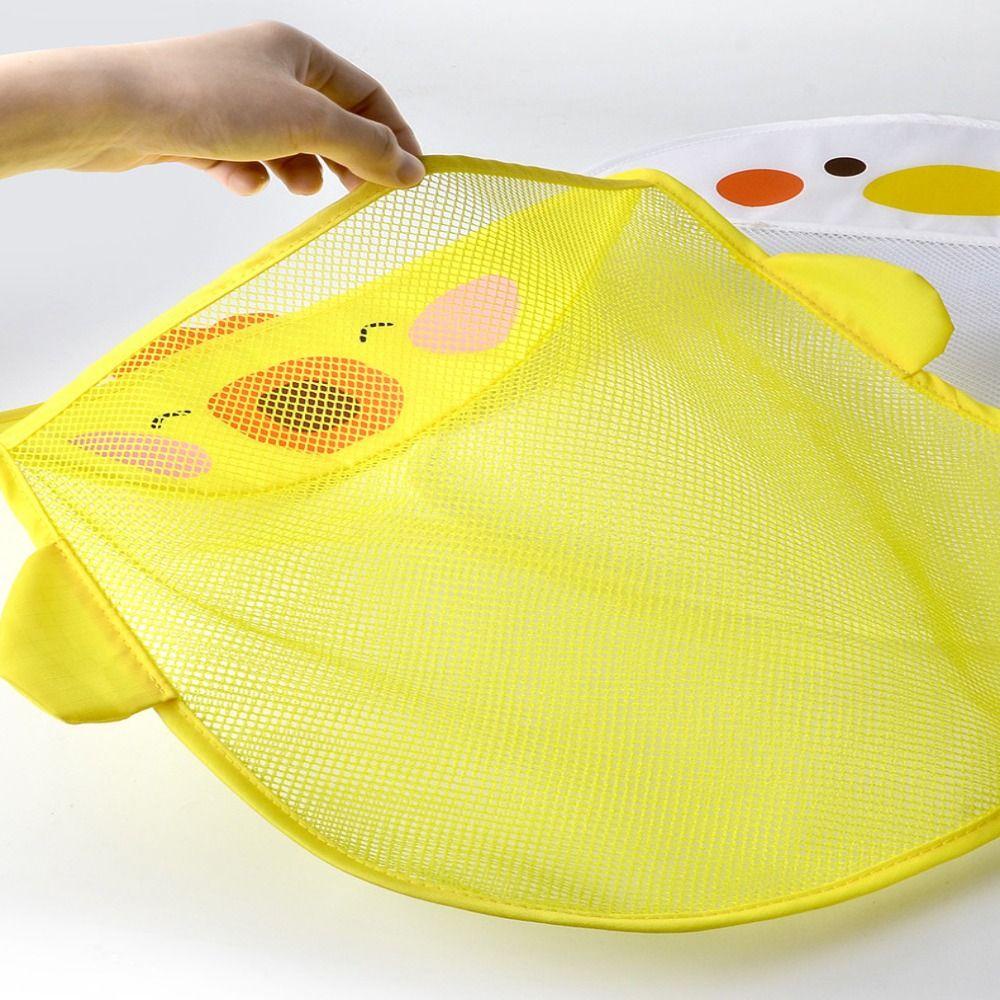 Túi Lưới Đựng Đồ Chơi Treo Nhà Tắm Cho Bé Có Giác Hút Tiện Dụng