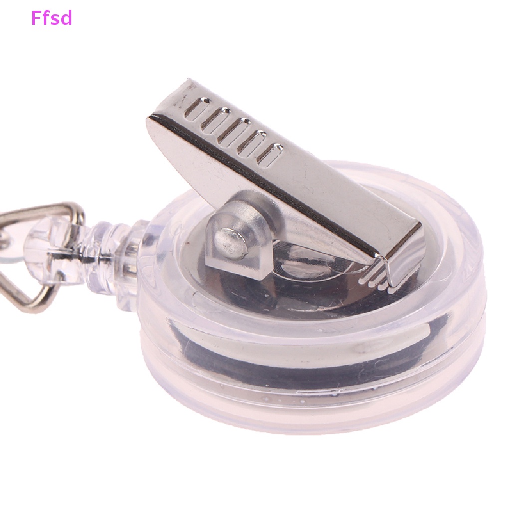 Kẹp ID / Huy Hiệu Y Tá Trong Suốt Xoay 360 Độ Tiện Dụng