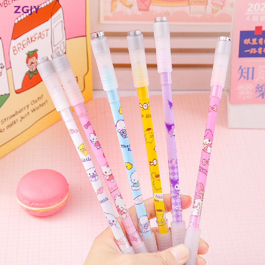 Bút Bi Mực Gel Ngòi 0.5mm Có Đèn Led ZGJY Dễ Thương Mới