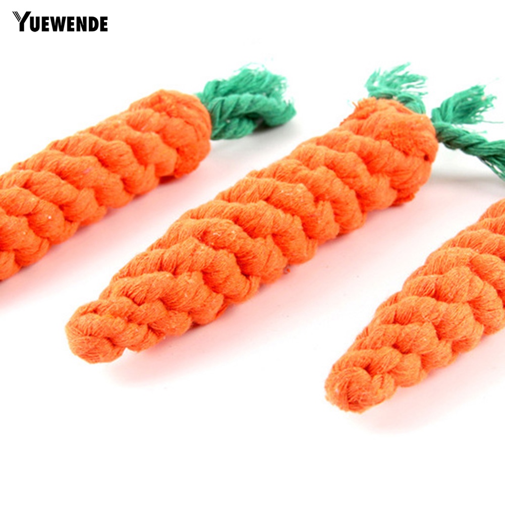 Đồ Chơi Dây Thừng Cotton Hình Củ Cà Rốt Huấn Luyện Thú Cưng