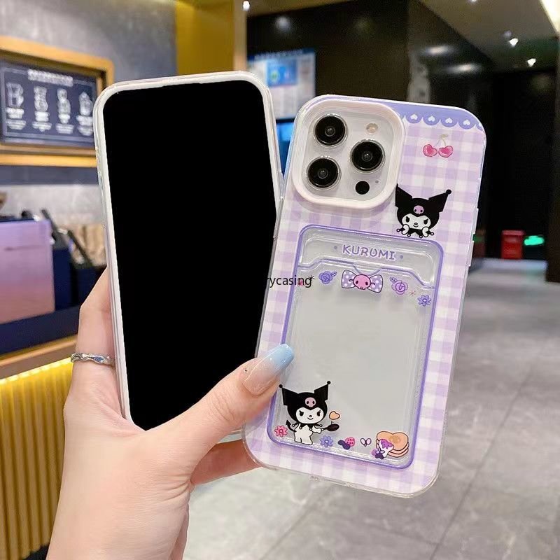 Ốp Điện Thoại Silicon Mềm Trong Suốt 3 Trong 1 Có Ngăn Đựng Thẻ Cho iPhone 14 13 12 11 Pro Max X XR XS Max 7 8 SE Plus