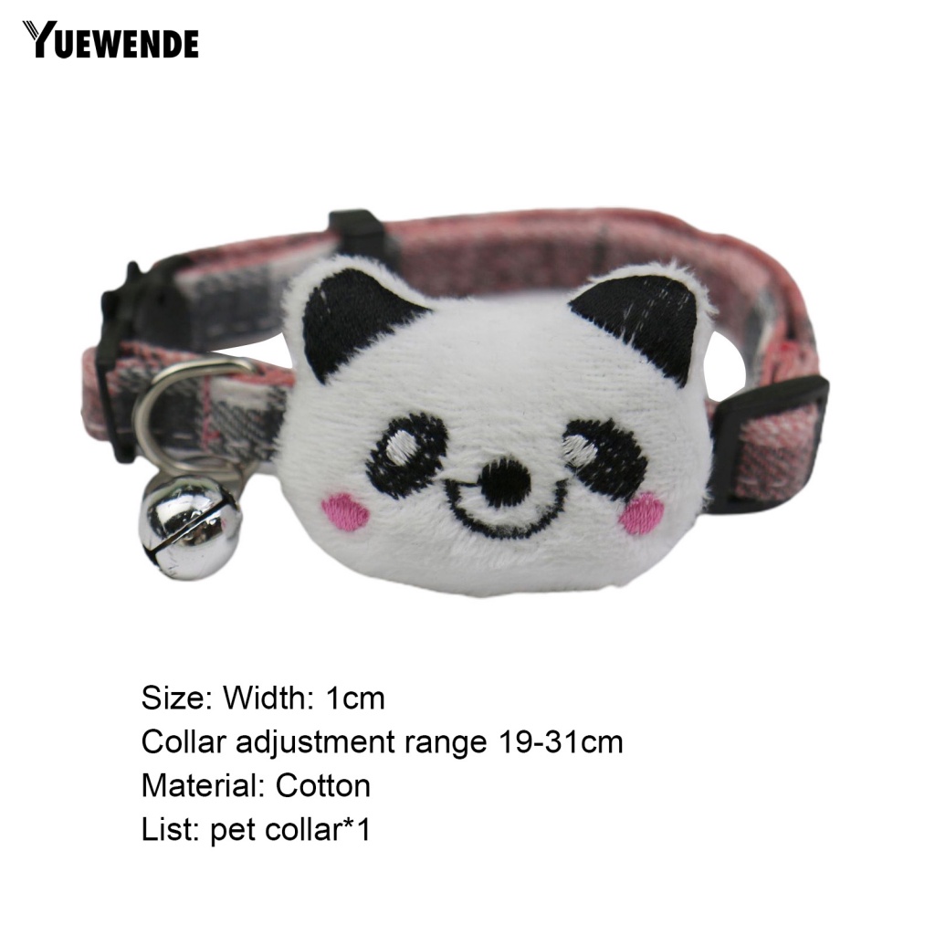 Vòng Cổ Họa Tiết Gấu Trúc Hoạt Hình Trọng Lượng Nhẹ Cho Thú Cưng