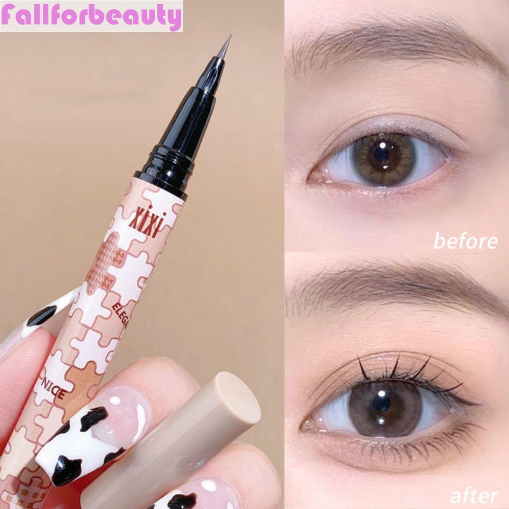 Bút Kẻ Mắt Dạng Lỏng Siêu Mịn Nhanh Khô Màu Sắc Tự Nhiên Phong Cách Hàn Quốc