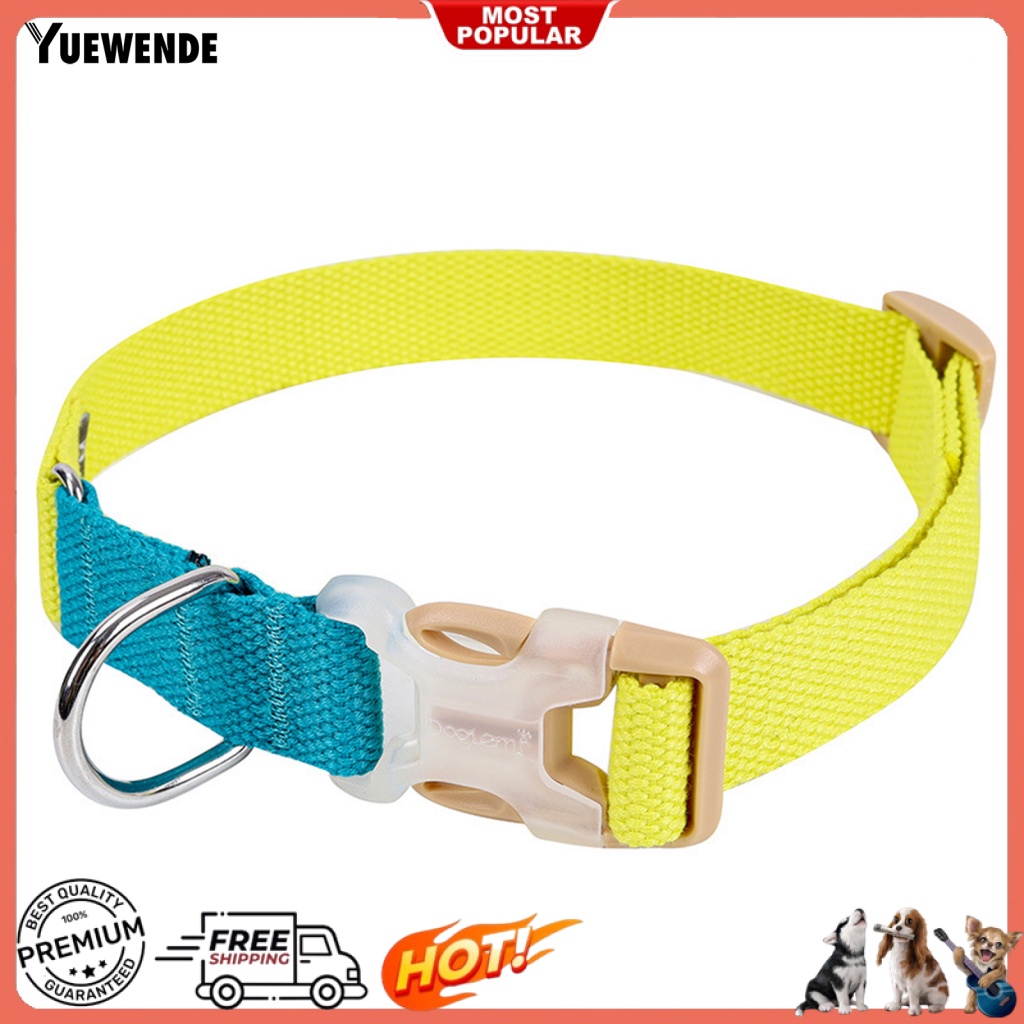 Vòng Cổ Thú Cưng Đi Dạo Chống Mài Mòn Hai Màu