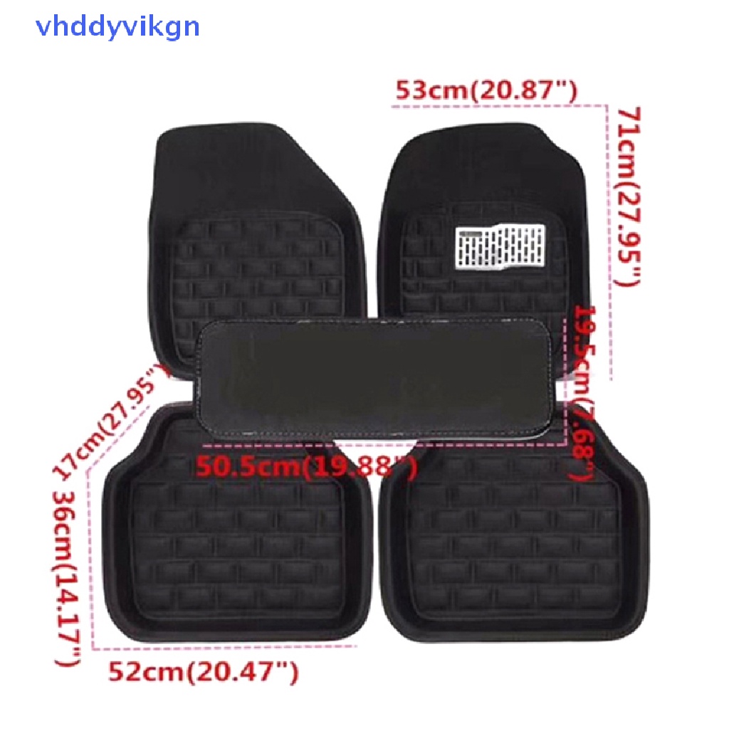 Bộ 5 Thảm Lót Sàn Xe Hơi Chống Bụi Cao Cấp