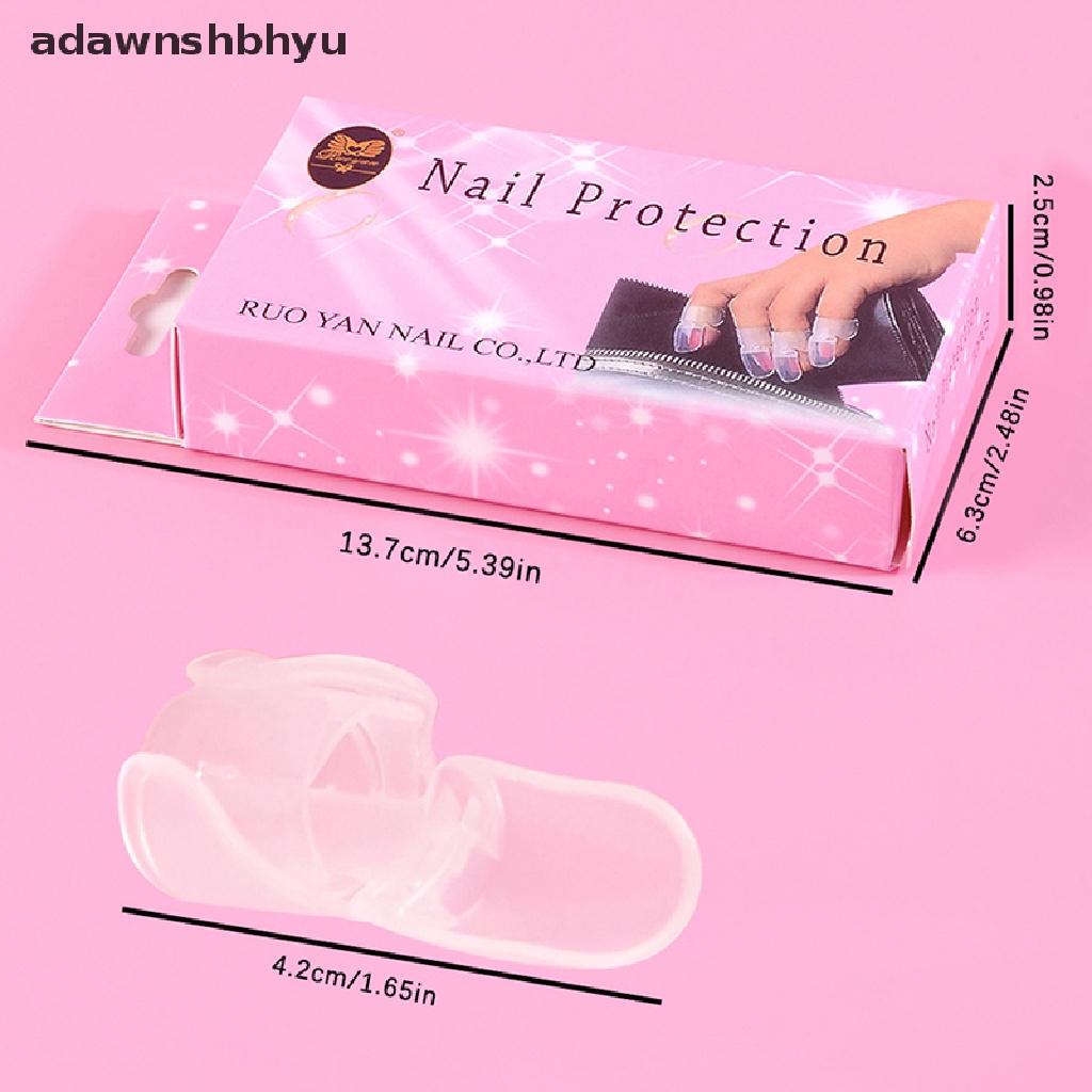 Set 10 Kẹp Nhựa Bảo Vệ Đầu Ngón Tay Khi Trang Trí Nghệ Thuật