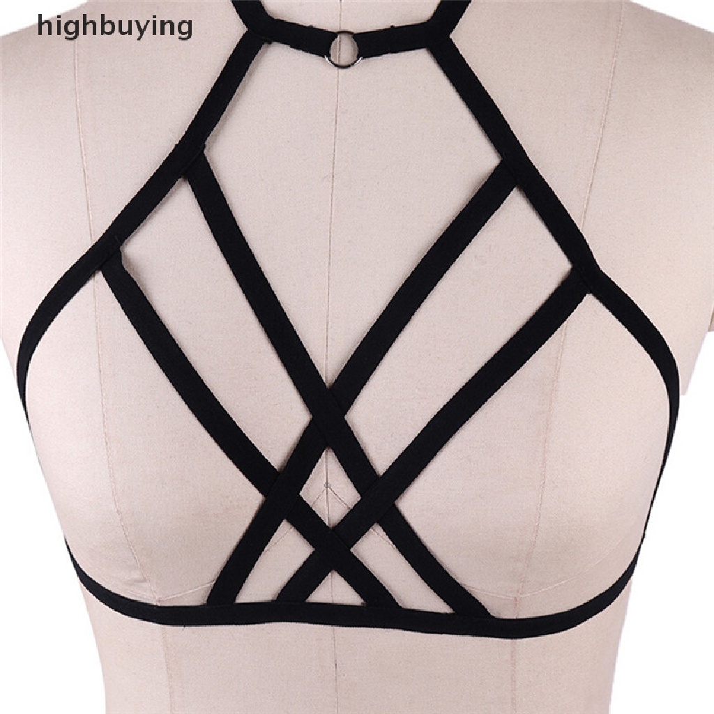 Hbvn Belle Áo Lót Dạng Dây Xích Co Giãn Phong Cách Gothic Cho Nữ