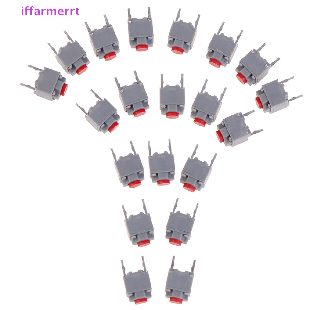 Set 20 Nút Công Tắc Micro Không Dây 6 * 6 * 7.3 Im Lặng Chuyên Dụng