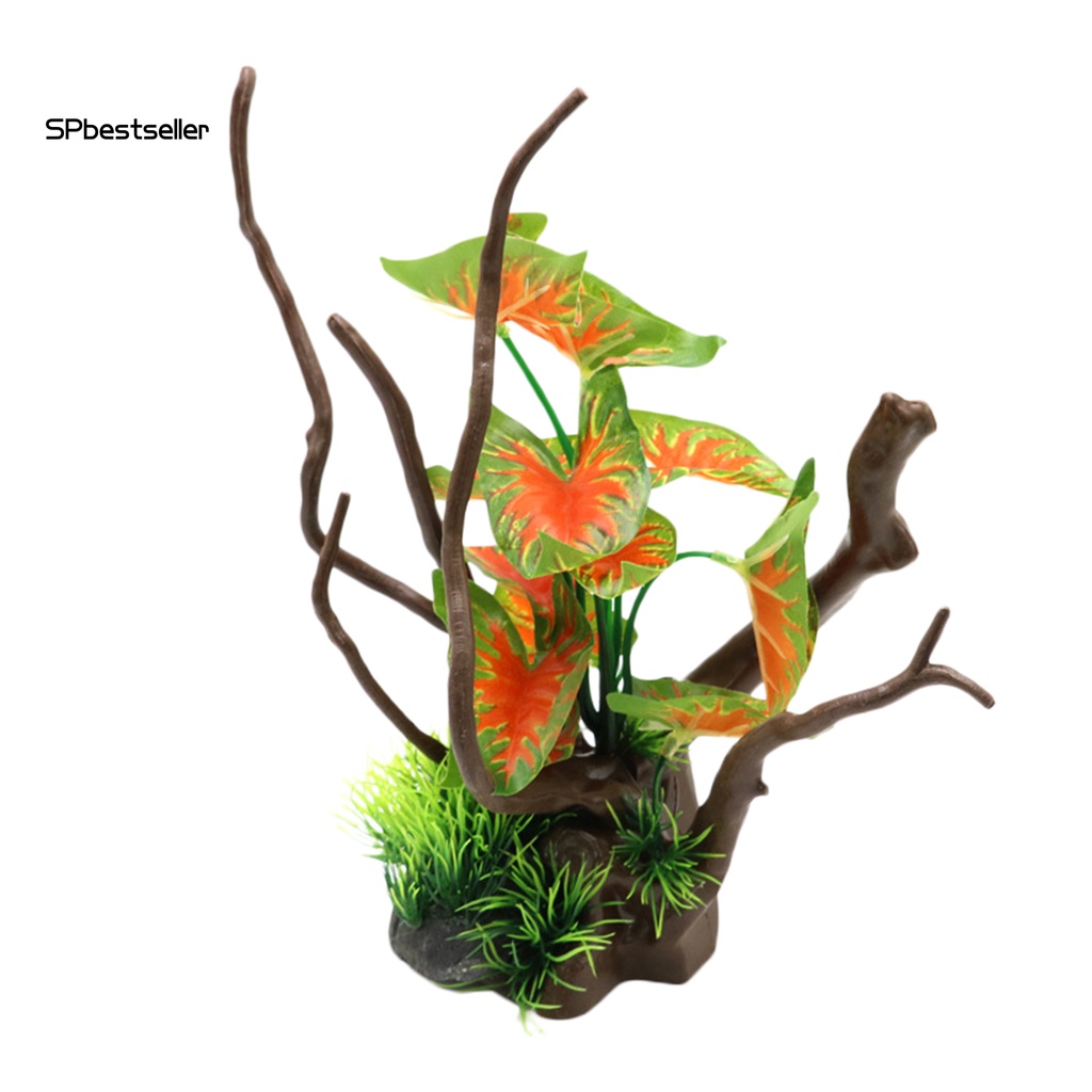 Cây Cảnh Nhân Tạo Bằng Nhựa Resin Cho Trang Trí Bể Cá