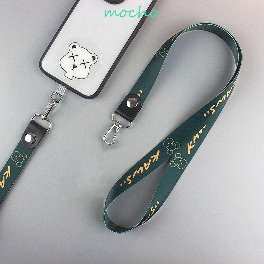 Mocho Dây Treo Thẻ ID / Điện Thoại Hình Gấu Hoạt Hình Đơn Giản