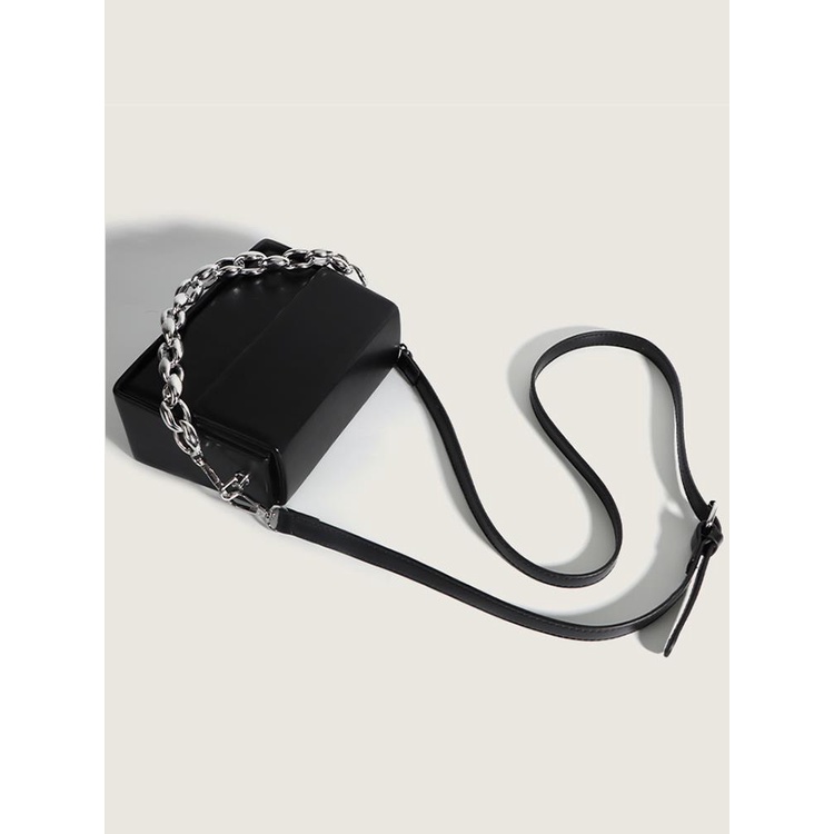 Túi Hộp Vuông Nhỏ Đeo Vai Có Dây Xích Thời Trang Cao Cấp Dễ Phối Đồ Phong Cách Mới
