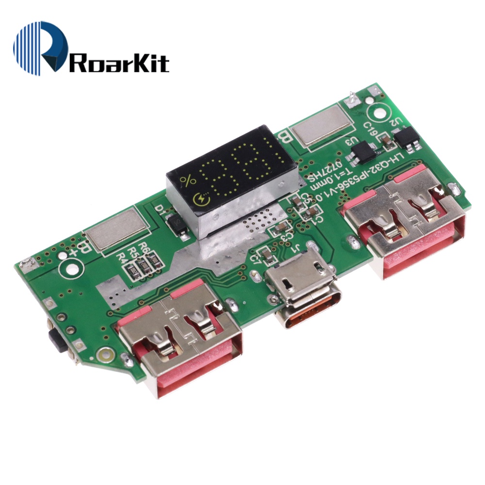 Mô Đun Sạc Pin Nhanh 5v 3a ip5356 type c micro usb qc3.0 2.0 pd3.0 pd2.0 / afc / fcp