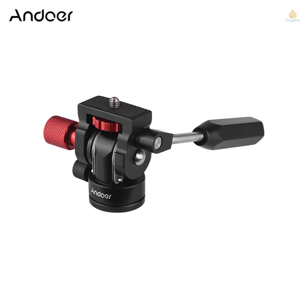Đầu Nối Chân Máy Ảnh Andoer Mini Chuyên Nghiệp Với Ốc Vít 1 / 4 "Cho Điện Thoại / Máy Ảnh Tải Trọng 3kg 3kg Chất Lượng Cao