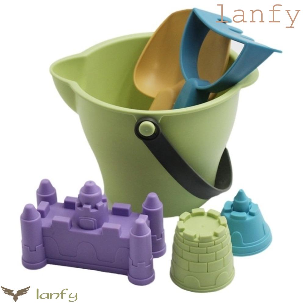 Bộ Đồ Chơi Xô Xẻng Xúc Cát Bãi Biển Vui Nhộn Cho Bé