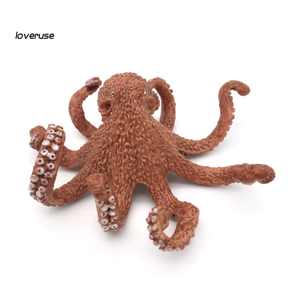 Đồ Chơi Mô Hình Bạch Tuộc / Biển Bằng PVC Độc Đáo Cho Bé