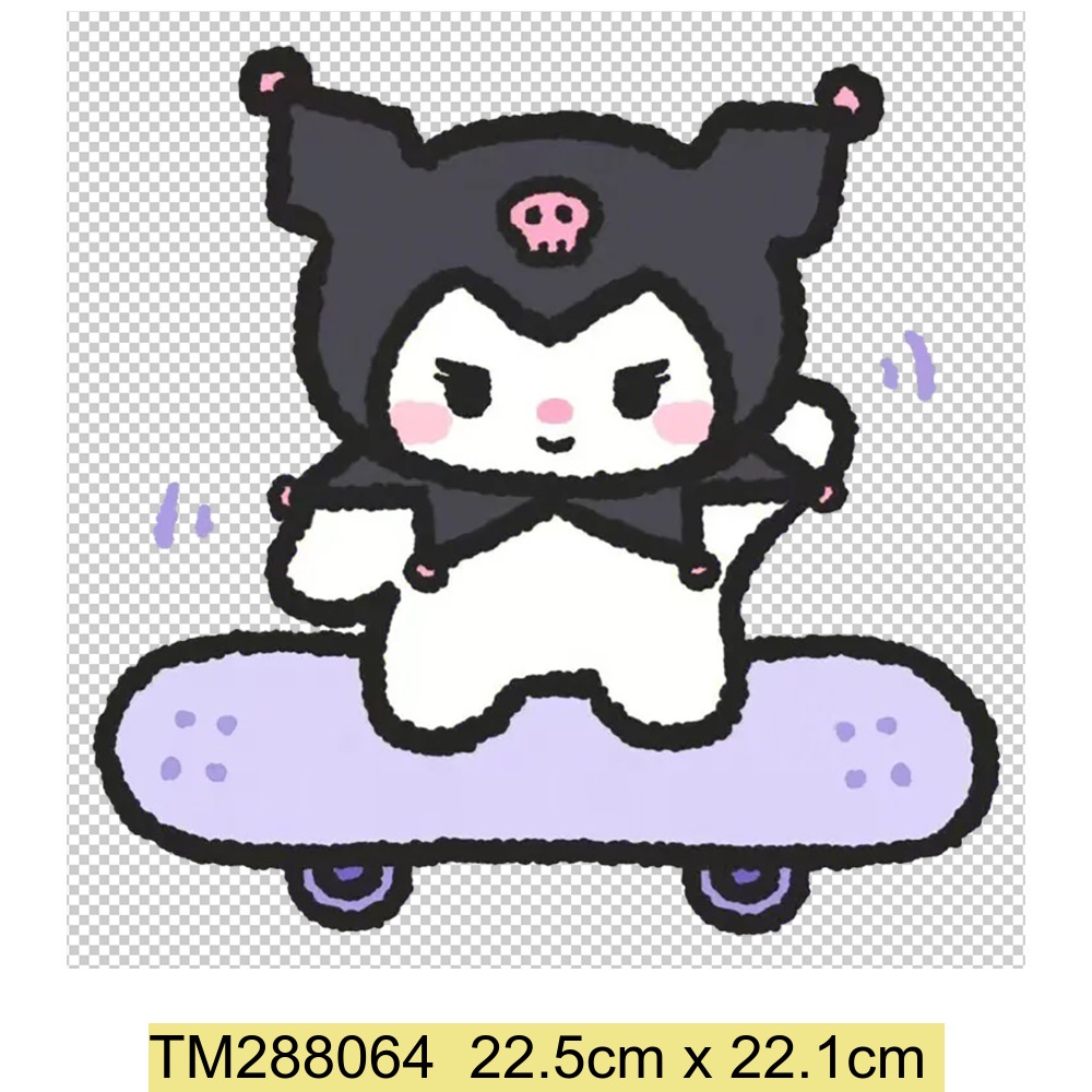 Kuromi Melody Kitty Mèo Sắt Trên Miếng Dán Vinyl Truyền Nhiệt Dán Cinnamoroll Có Thể Giặt Sắt Trên Miếng Dán Áo Áo Quần Áo Quần Jean Trang Trí Thời Trang