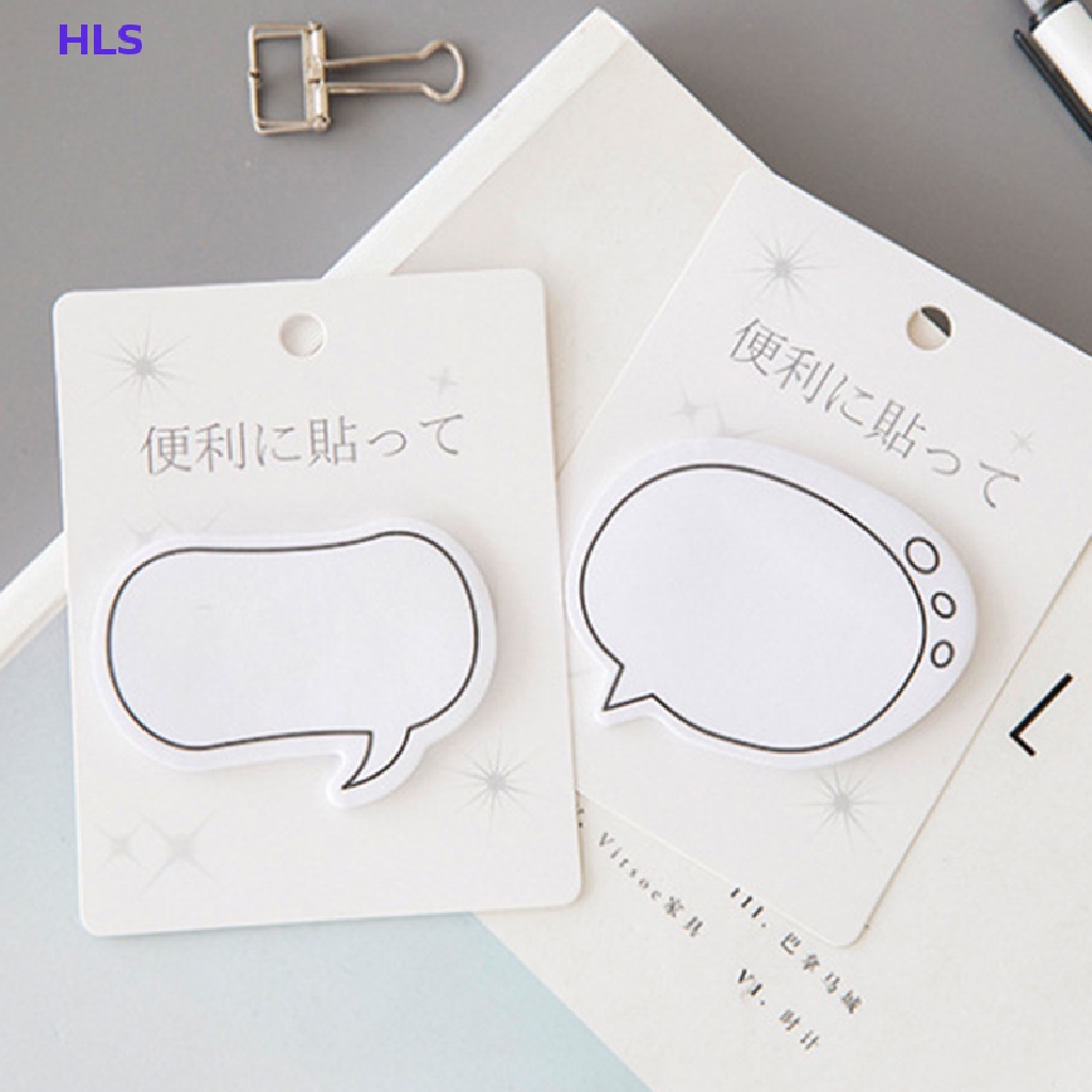 Set 30 Tờ Giấy Ghi Chú Tự Dính Hình Quả Diaue Màu Trắng Tối Giản Dành Cho Học Sinh / Văn Phòng