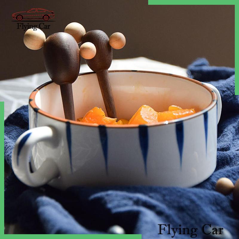 Nĩa Ăn Trái Cây Bằng Gỗ Dễ Thương Lzdjfmy2