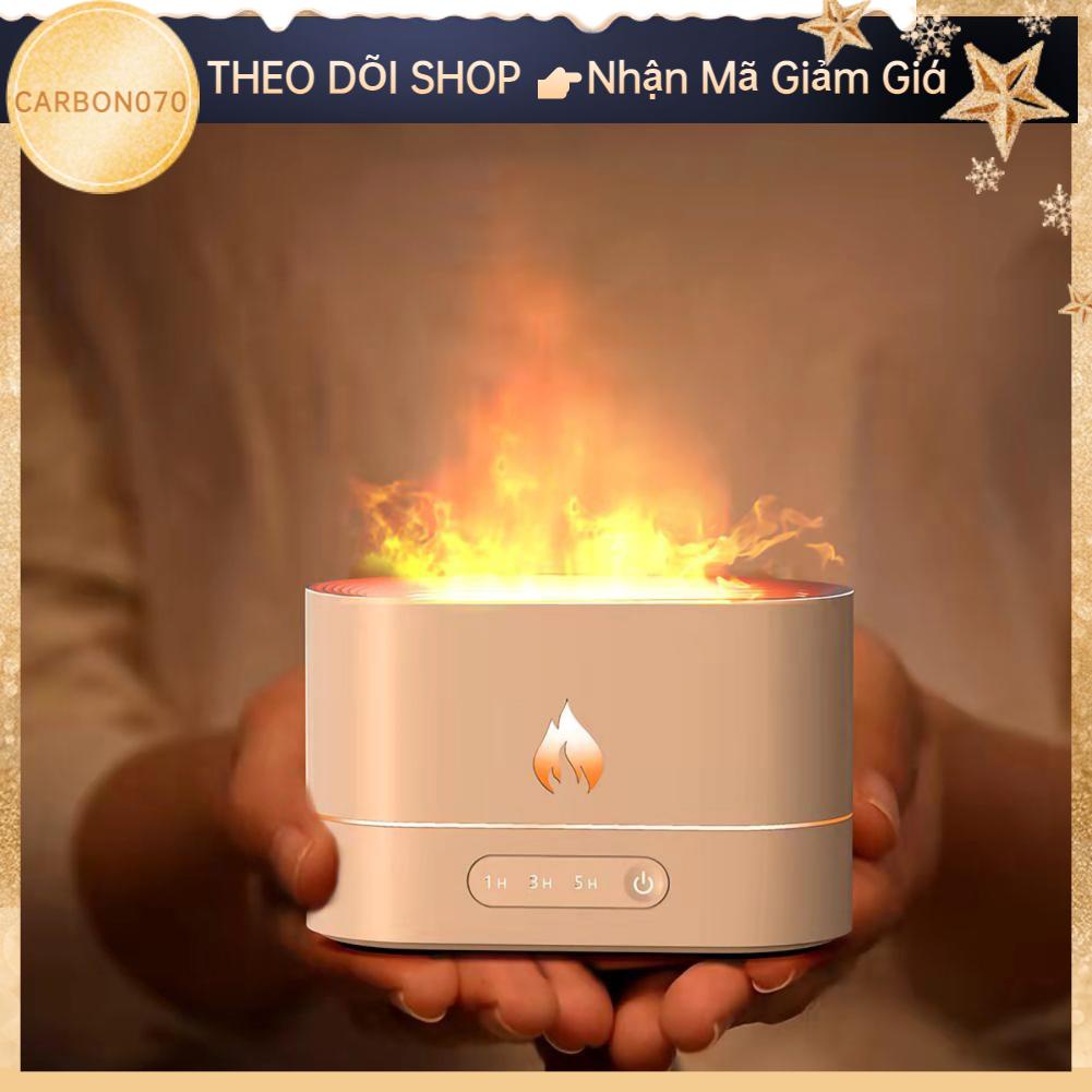 Carbon070 Máy khuếch tán hương thơm ngọn lửa Trang chủ USB tạo độ ẩm siêu âm tinh dầu