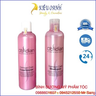 Dầu gội xả tái tạo tóc Obsidian Damage Care 300mlx2 - 2026