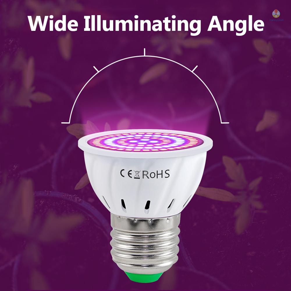 Bóng Đèn LED Trồng Cây Thủy Canh E27 220V Màu Đỏ Và Xanh Dương