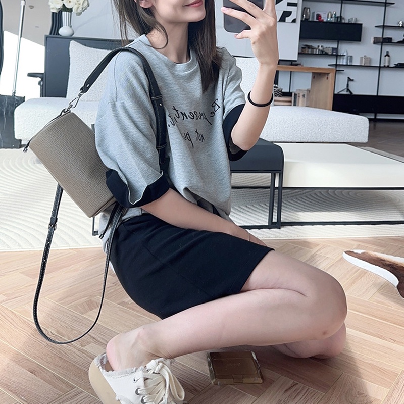 Túi Đeo Chéo Hình Trụ Ba Chiều Thiết Kế Ba Chiều Tươi Mới Thời Trang IELGY IELGY Hình Trụ Dành Cho Bạn Nữ niche