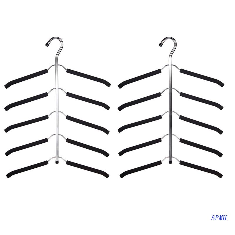 Bộ 2 Móc Treo Quần Áo Bằng Nhựa Cao Cấp Tiện Dụng
