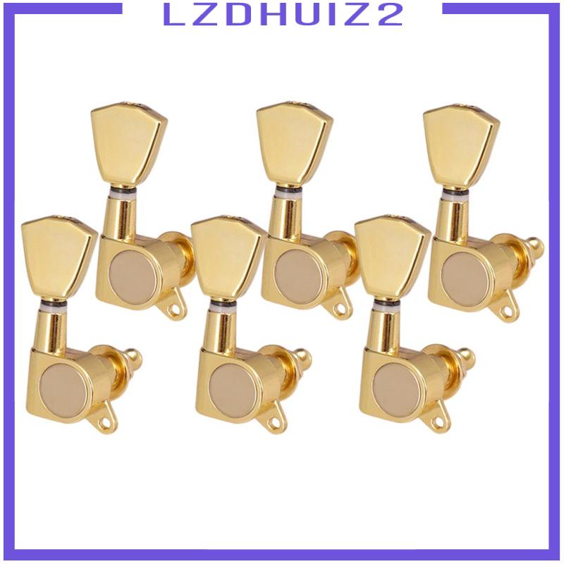 Đầu Chốt Điều Chỉnh Dây Đàn Guitar Điện 6R Màu Vàng