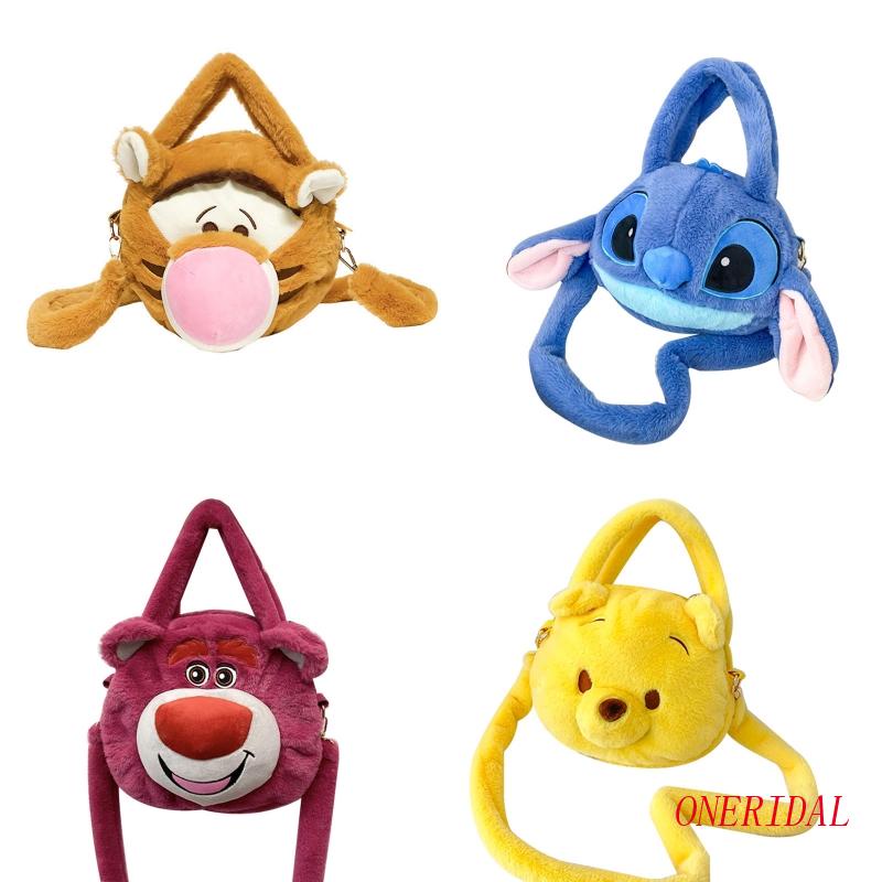 Túi Bông Đeo Chéo Vai 3.2-3.3 Feet Họa Tiết Động Vật Hoạt Hình Đáng Yêu Dành Cho Thanh Thiếu Niên