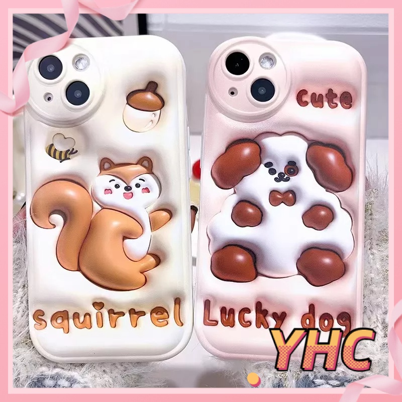 Ốp lưng iPhone Hiệu ứng mặt phẳng 3D vỏ bong bóng giảm xóc sóc nhỏ được áp dụng Cho Iphone 6 / 6S / 6splus / se / 7 / 7plus / 8 / 8plus / X / xs / xsmax / 11 / 12 / 13 / 14 / plus / pro / pro Max-5069