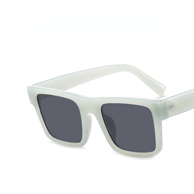 (AIMURUSI) COD Kính Mát Gọng Vuông Lớn Phong Cách Âu Mỹ Retro Cho Nam Và Nữ