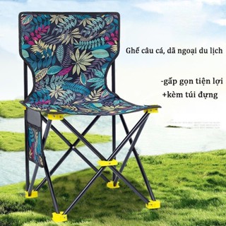 Ghế xếp Ghế câu cá Hạ Bích gấp gọn mini bỏ túi dễ dang mang đi dã ngoại du lịch tiện lợi