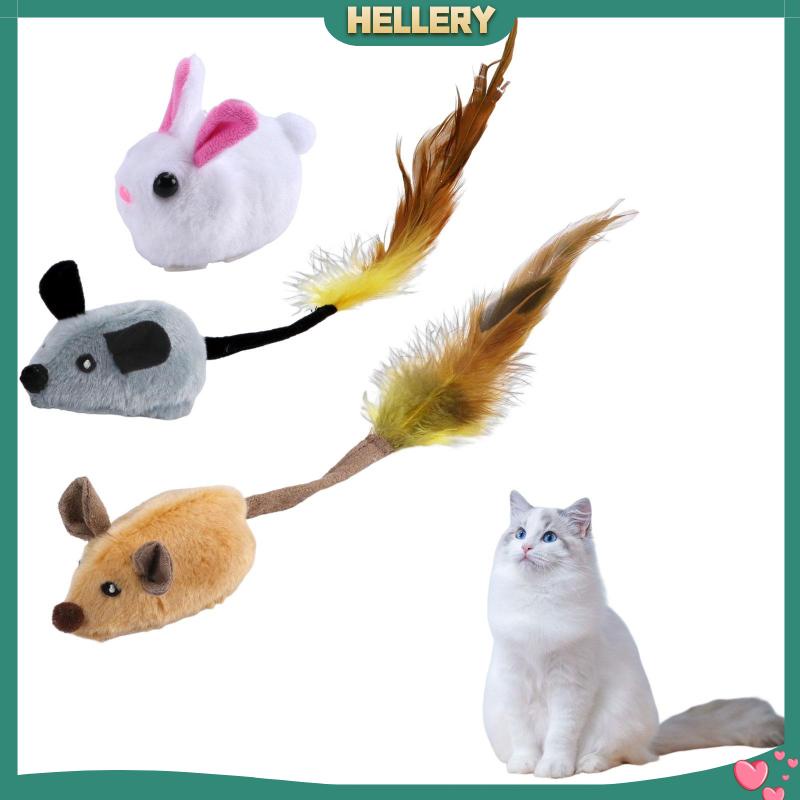 Đồ Chơi Chuột Giả Phát Ra Tiếng Kêu Tương Tác Với Mèo