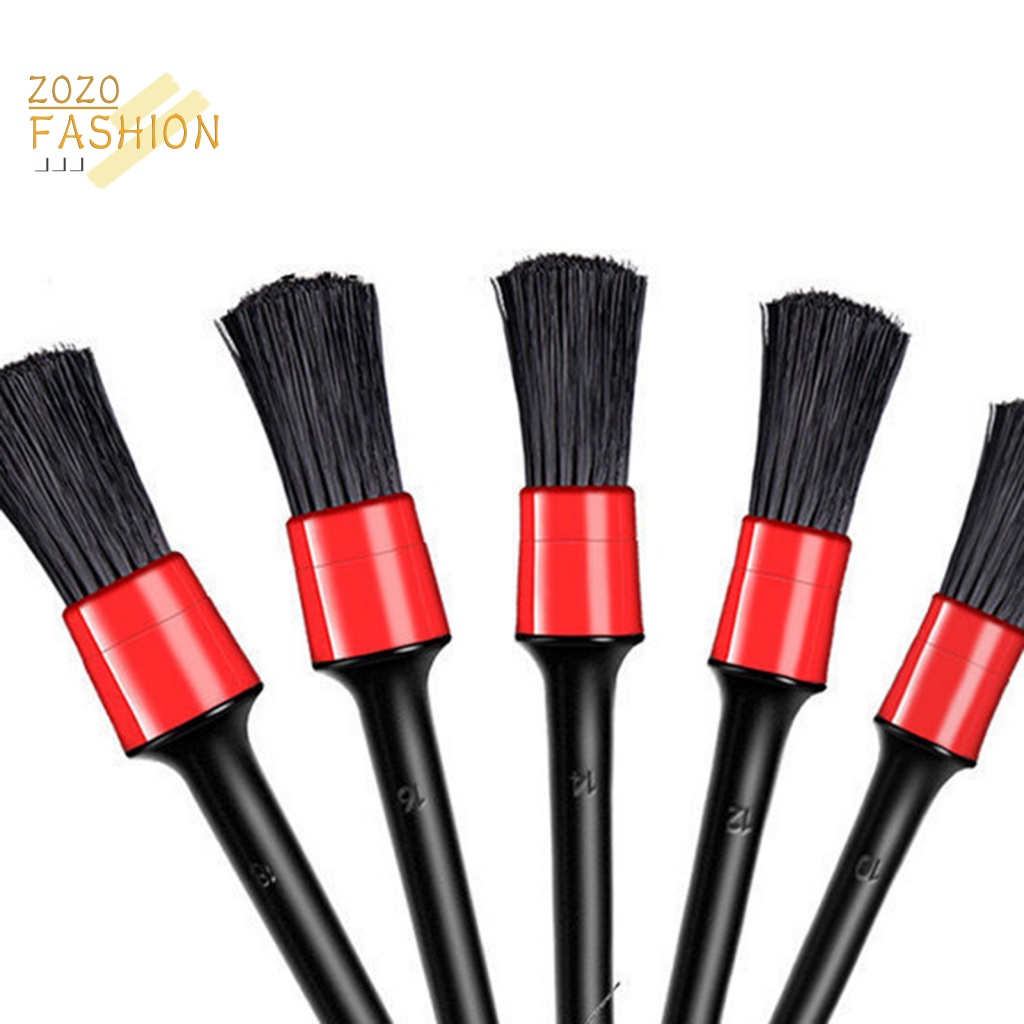 Bộ 5 Cọ Vệ Sinh Xe Hơi Bằng PP Mềm Mại Đa Năng Tiện Dụng