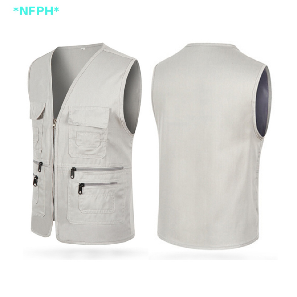 Áo Khoác Câu Cá / Leo Núi Nhiều Túi Thời Trang Cho Nam Mới